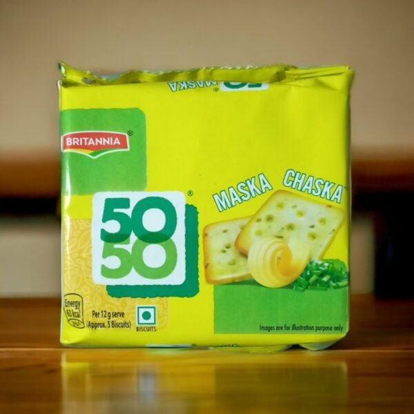 Britania 50-50 Maska Chaska Salted Biscuits 120 g