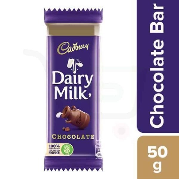Cadbury Dairy Milk Chocolates Bar 50 Gram