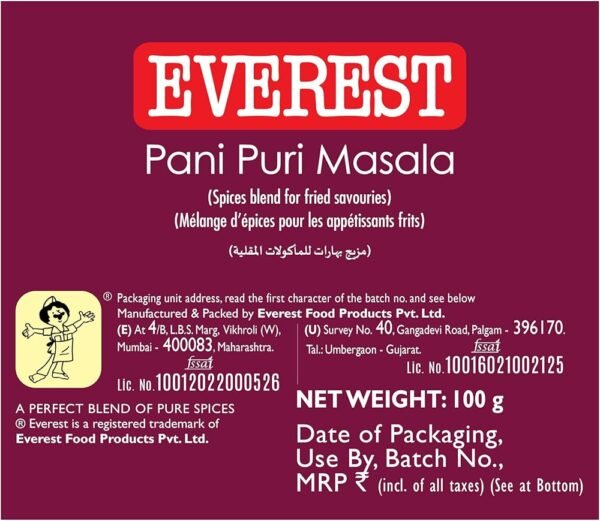 Everest - Pani Puri Masala 100 g