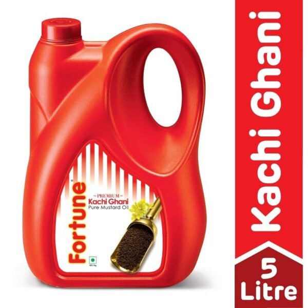 Fortune Premium Kacchi Ghani Pure Mustard Oil - 5 L