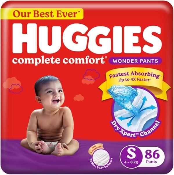 Huggies Wonder Pants Small Size Diapers, 86 Count