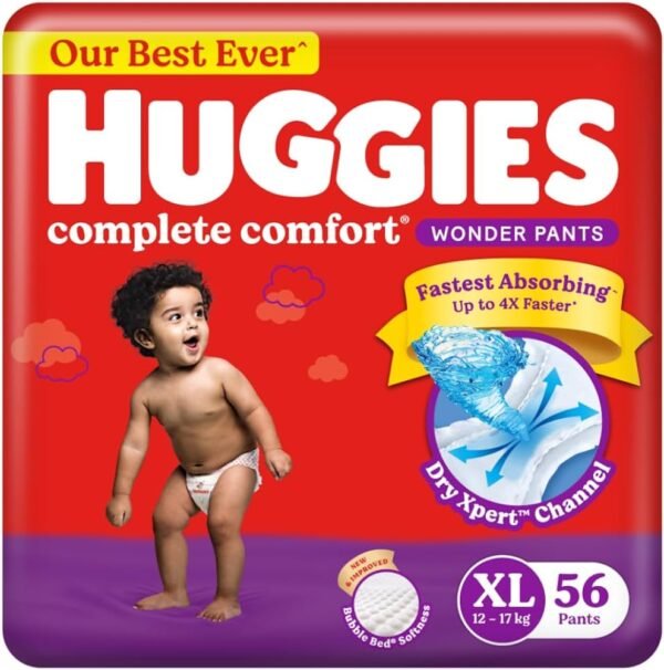 Huggies Wonder Pants XL Size Diapers, 56 Count