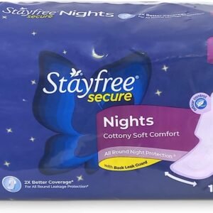 Stayfree Secure Nights Sanitary Pads - 1 Pack (18 Pieces)