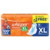 Whisper Choice Stain Protection Wings Sanitary Pads - 1 Pack (18 Pieces)