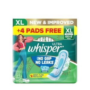 Whisper Ultra Upto No Gap No Leaks Sanitary Pads - 48 Pieces