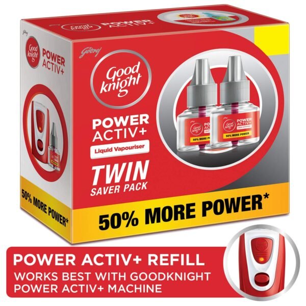 Good Knight Power Activ+ Mosquito Repellent Refill - 2 * 45 ml